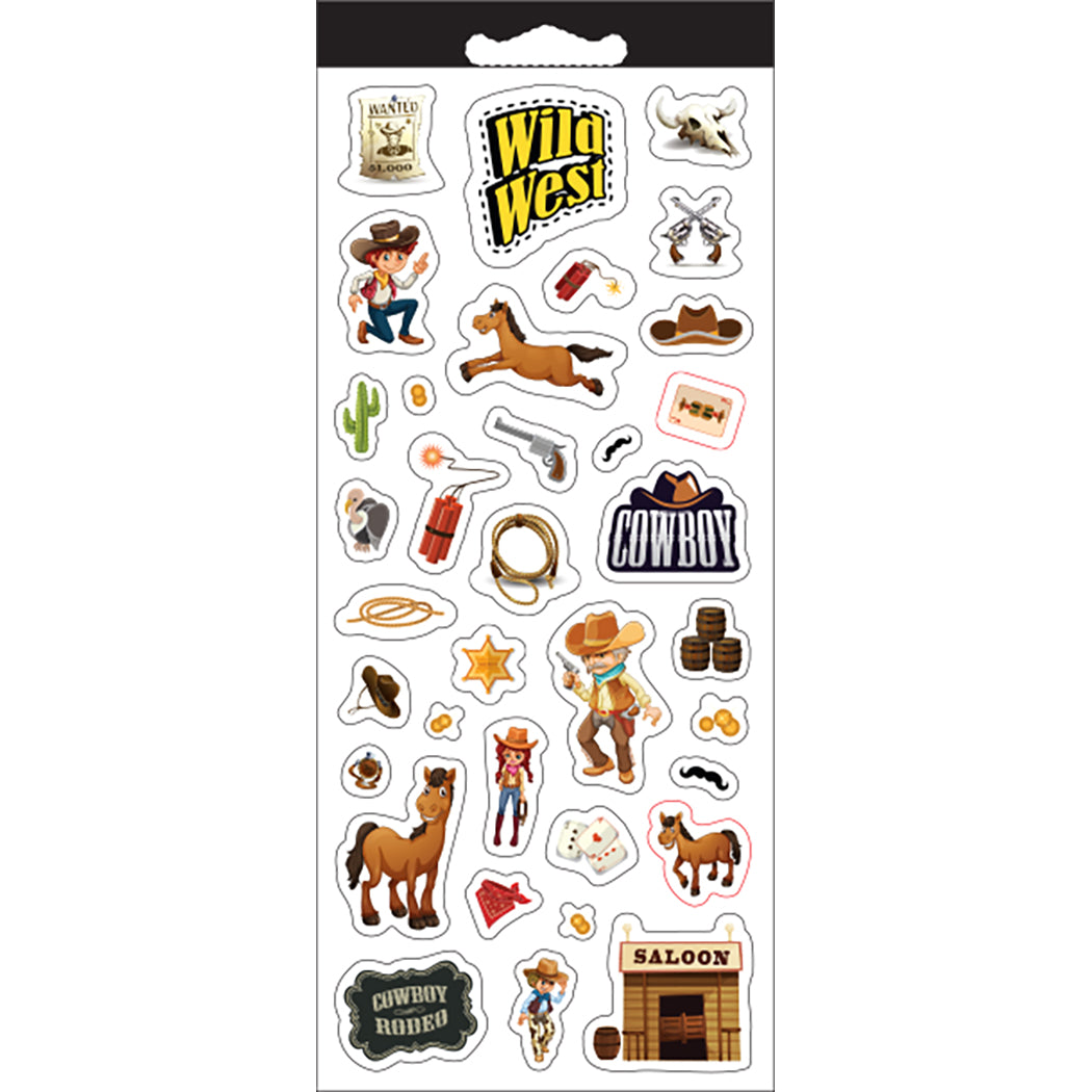 SSBK-WILD WEST - R - Wild West Sticker Book