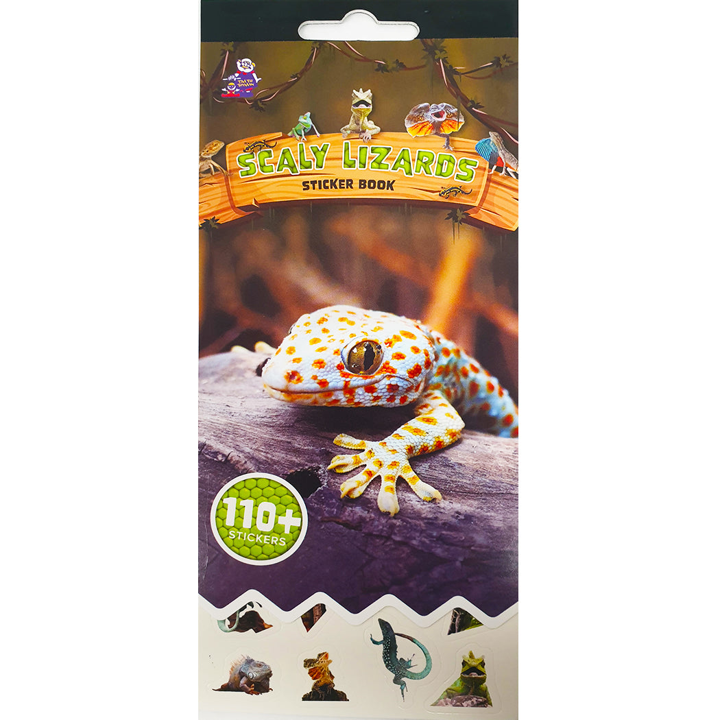 SSBK-S-LIZARDS-R - Scaly Lizards Sticker Book