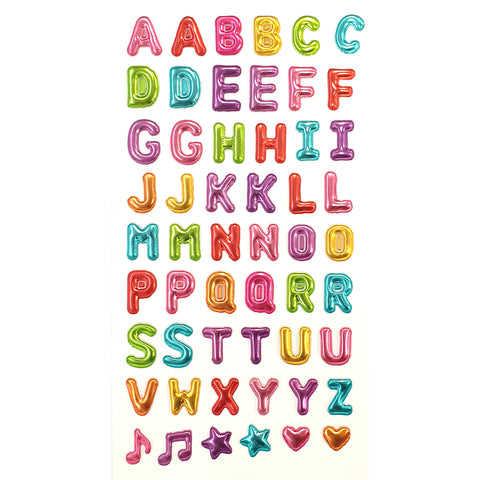 3DPF-LETTERS-R - Tim The Toyman Letter Stickers