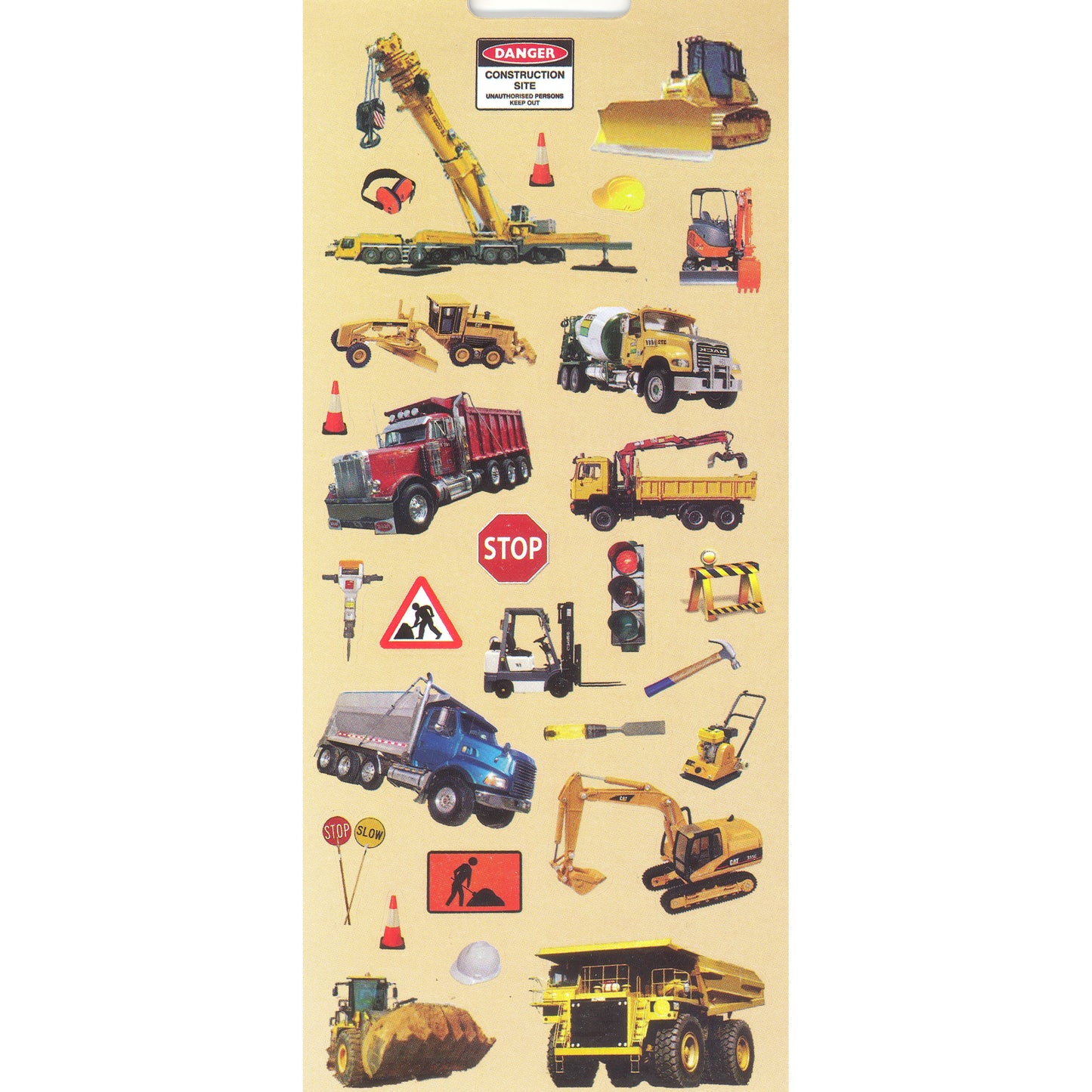 SSBK-CONSTRUCTION-R - Tim The Toyman Construction Sticker Book