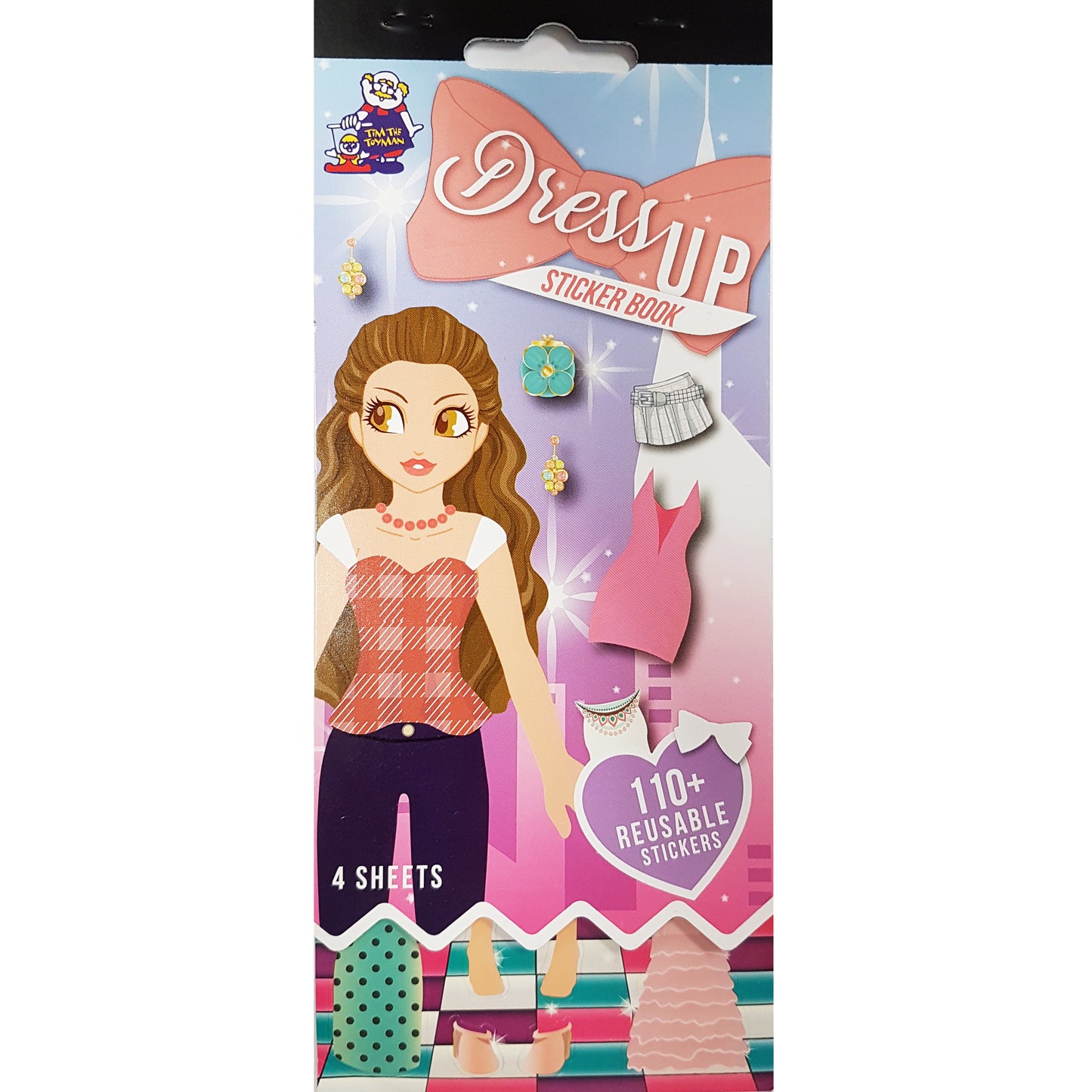 SSBK-DRESS UP CITY-R - Tim The Toyman Dress Up City Sticker Book