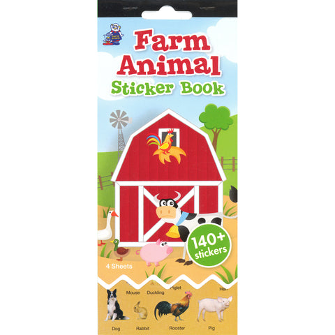 SSBK-FARM-R - Tim The Toyman Farm Animals Sticker Book