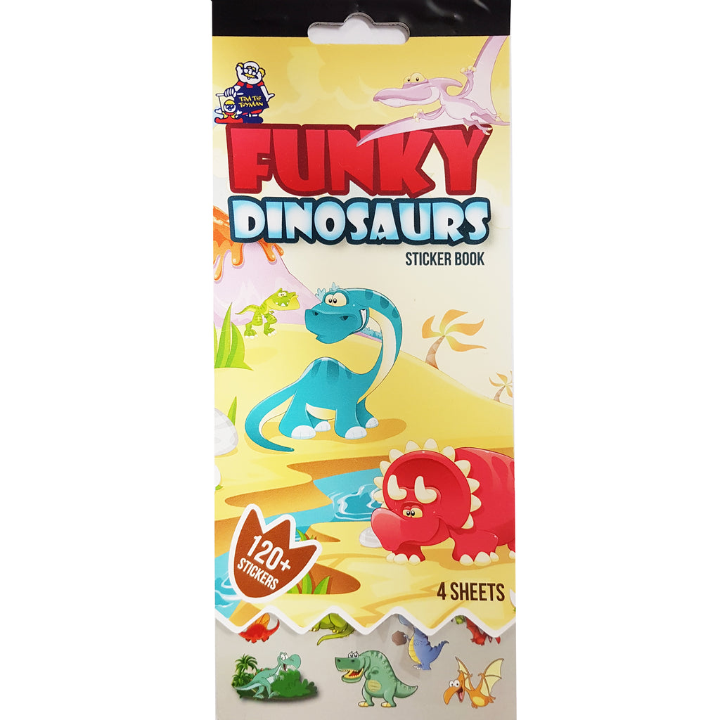 SSBK-FUNKY DINO-R - Tim The Toyman Funky Dinosaurs Sticker Book