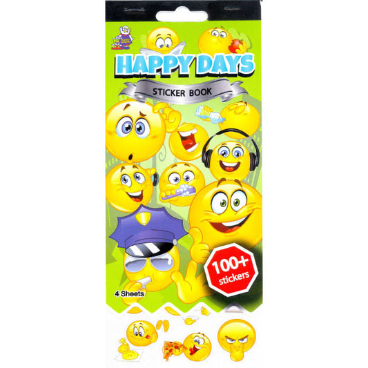 SSBK-HDSMILEY-R - Tim The Toyman Happy Days Smiley Sticker Book