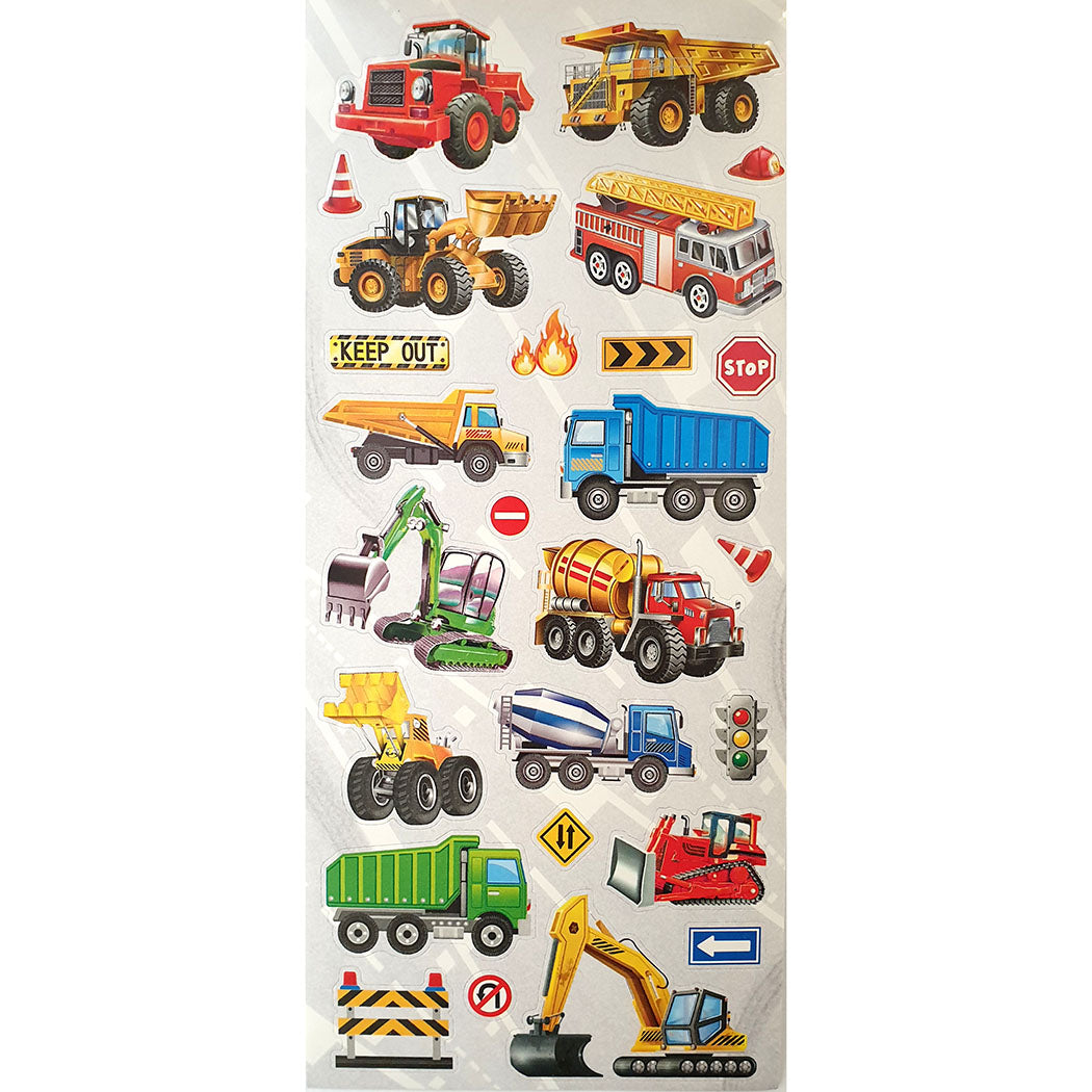 SSBK-HEAVY MACHINES-R - Tim The Toyman Heavy Machines Sticker Book