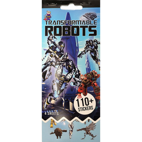 SSBK-T-ROBOTS-R - Tim The Toyman Transformable Robots Sticker Book