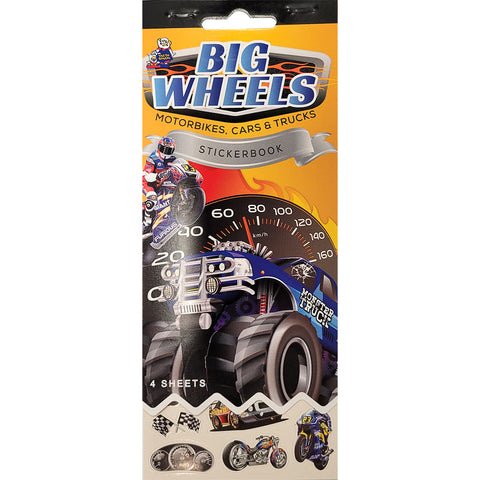 SSBK-WHEELS-R - Tim The Toyman Wheels Sticker Book
