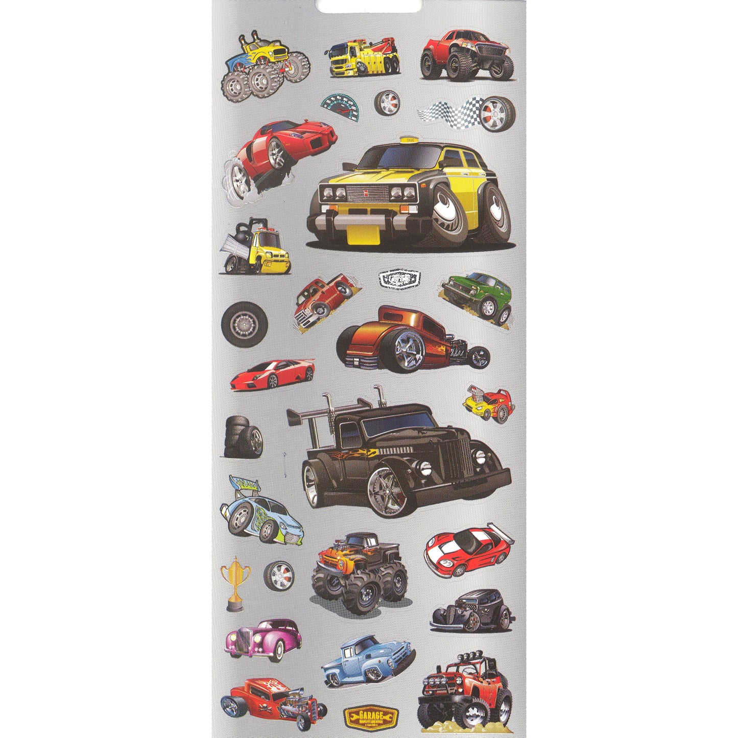 SSBK-MONSTERW-R - Tim The Toyman Monster Wheels  Sticker Book